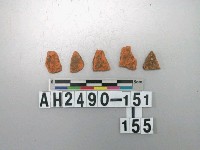 藏品(紅色夾砂陶片)的圖片